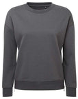 TriDri Women's Billie Side-Zip Crewneck Sweatshirt TD600