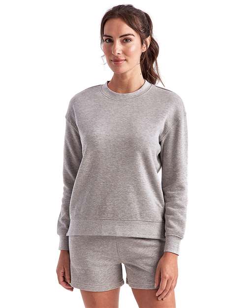 TriDri Women's Billie Side-Zip Crewneck Sweatshirt TD600