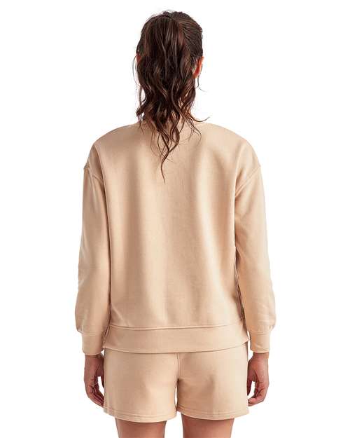 TriDri Women's Billie Side-Zip Crewneck Sweatshirt TD600