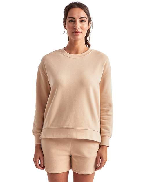 TriDri Women's Billie Side-Zip Crewneck Sweatshirt TD600