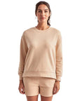 TriDri Women's Billie Side-Zip Crewneck Sweatshirt TD600