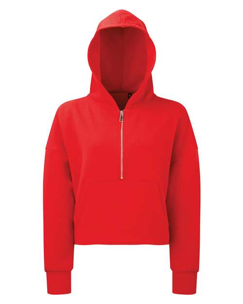 TriDri Women's Alice Half-Zip Hooded Sweatshirt TD077