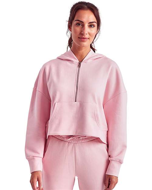 TriDri Women's Alice Half-Zip Hooded Sweatshirt TD077