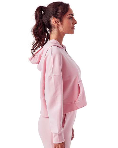TriDri Women's Alice Half-Zip Hooded Sweatshirt TD077