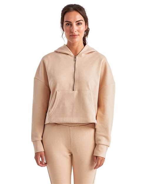 TriDri Women's Alice Half-Zip Hooded Sweatshirt TD077