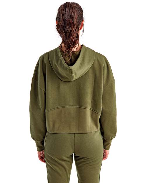 TriDri Women's Alice Half-Zip Hooded Sweatshirt TD077