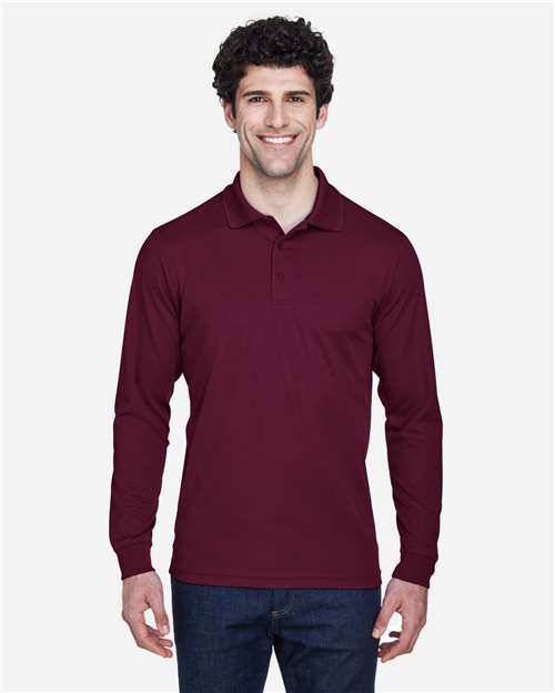 CORE365 Men's Pinnacle Performance Long Sleeve Piqué Polo 88192