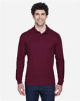 CORE365 Men's Pinnacle Performance Long Sleeve Piqué Polo 88192