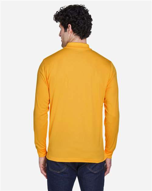 CORE365 Men's Pinnacle Performance Long Sleeve Piqué Polo 88192