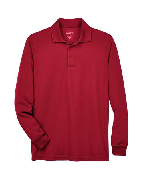 CORE365 Men's Pinnacle Performance Long Sleeve Piqué Polo 88192