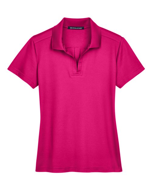Devon &amp; Jones Women's CrownLux Performance® Plaited Polo DG20W