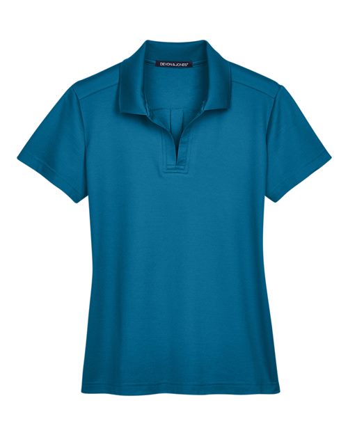 Devon &amp; Jones Women's CrownLux Performance® Plaited Polo DG20W