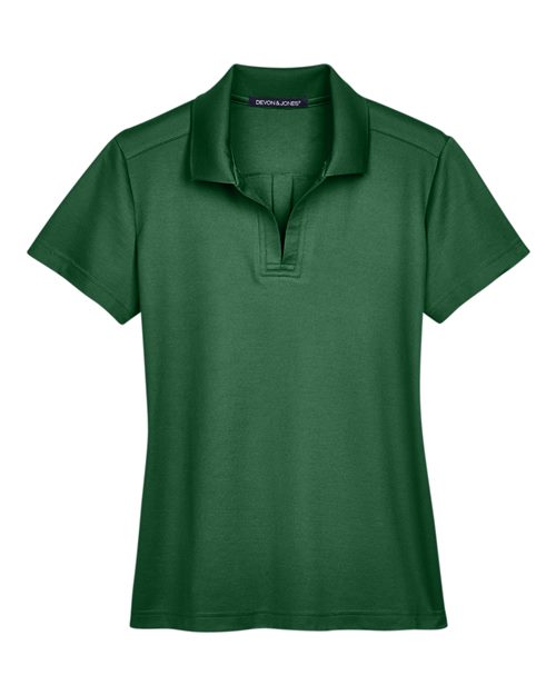 Devon &amp; Jones Women's CrownLux Performance® Plaited Polo DG20W