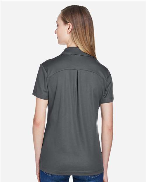 Devon &amp; Jones Women's CrownLux Performance® Plaited Polo DG20W