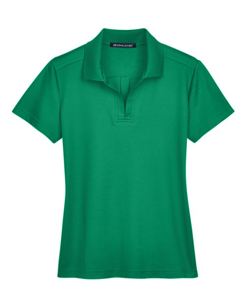 Devon &amp; Jones Women's CrownLux Performance® Plaited Polo DG20W