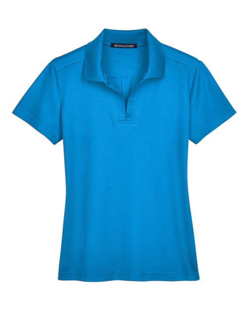 Devon &amp; Jones Women's CrownLux Performance® Plaited Polo DG20W