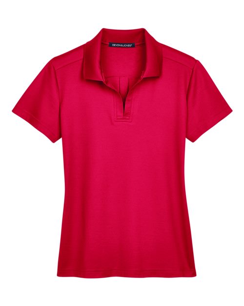 Devon &amp; Jones Women's CrownLux Performance® Plaited Polo DG20W