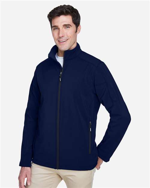 CORE365 Men's Cruise Two-Layer Fleece Bonded Soft Shell Jacket 88184