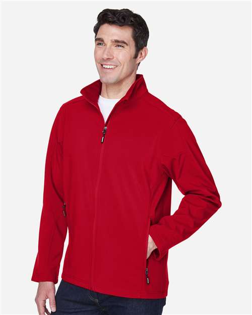 CORE365 Men's Cruise Two-Layer Fleece Bonded Soft Shell Jacket 88184