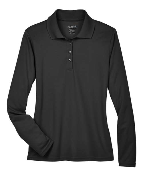 CORE365 Women's Pinnacle Performance Long Sleeve Piqué Polo 78192