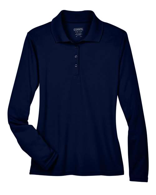 CORE365 Women's Pinnacle Performance Long Sleeve Piqué Polo 78192