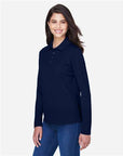 CORE365 Women's Pinnacle Performance Long Sleeve Piqué Polo 78192