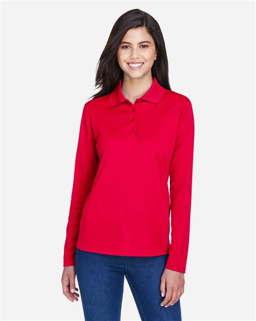 CORE365 Women's Pinnacle Performance Long Sleeve Piqué Polo 78192