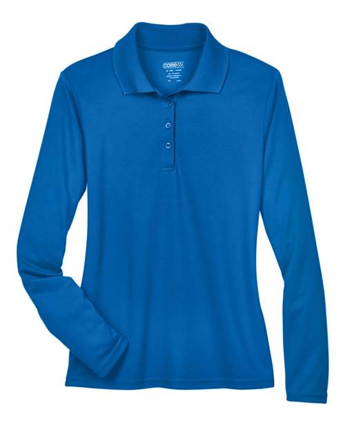 CORE365 Women's Pinnacle Performance Long Sleeve Piqué Polo 78192