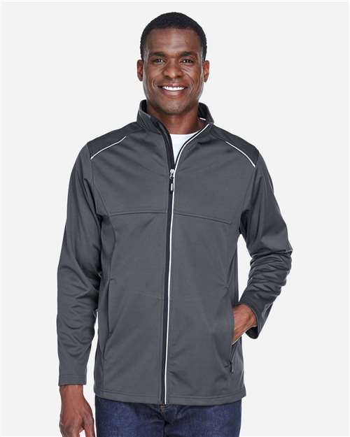 CORE365 Men's Techno Lite Three-Layer Knit Tech-Shell CE708