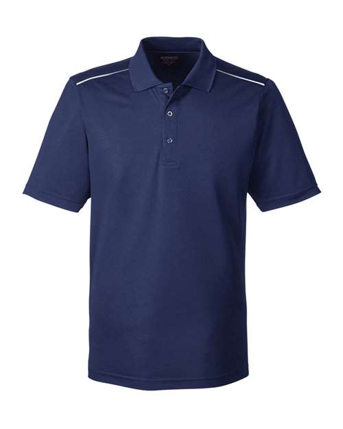 CORE365 Men's Radiant Performance Piqué Polo with Reflective Piping 88181R