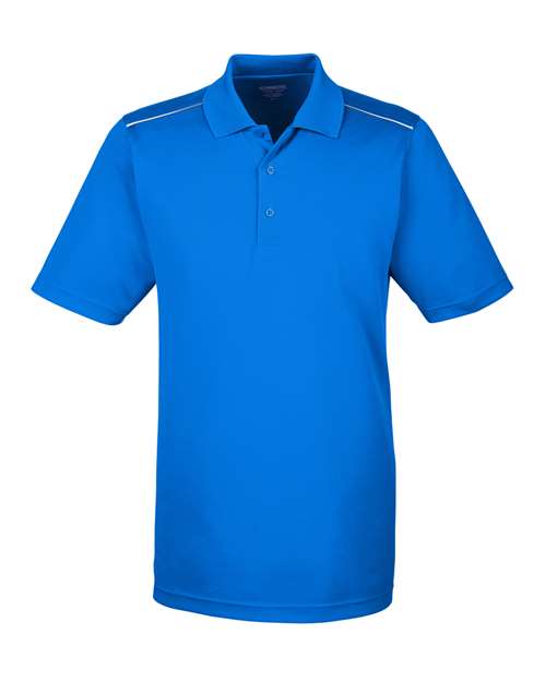 CORE365 Men's Radiant Performance Piqué Polo with Reflective Piping 88181R