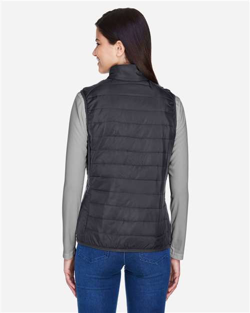 CORE365 Women's Prevail Packable Puffer Vest CE702W