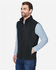 CORE365 Men's Cruise Two-Layer Fleece Bonded Soft Shell Vest CE701