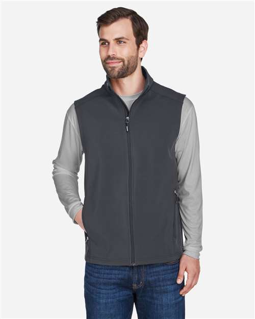 CORE365 Men's Cruise Two-Layer Fleece Bonded Soft Shell Vest CE701