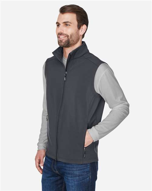 CORE365 Men's Cruise Two-Layer Fleece Bonded Soft Shell Vest CE701
