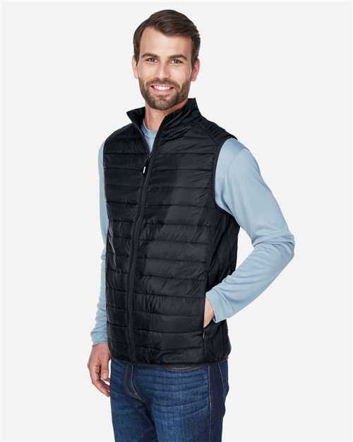 CORE365 Men's Prevail Packable Puffer Vest CE702