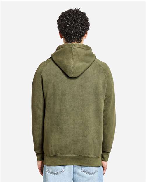 Lane Seven Unisex Vintage Raglan Hooded Sweatshirt LST004