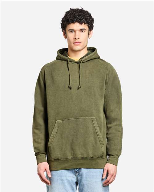 Lane Seven Unisex Vintage Raglan Hooded Sweatshirt LST004