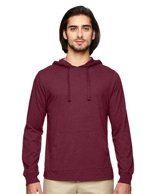 econscious Unisex Eco Jersey Pullover Hooded Long Sleeve T-Shirt EC1085