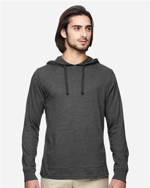 econscious Unisex Eco Jersey Pullover Hooded Long Sleeve T-Shirt EC1085