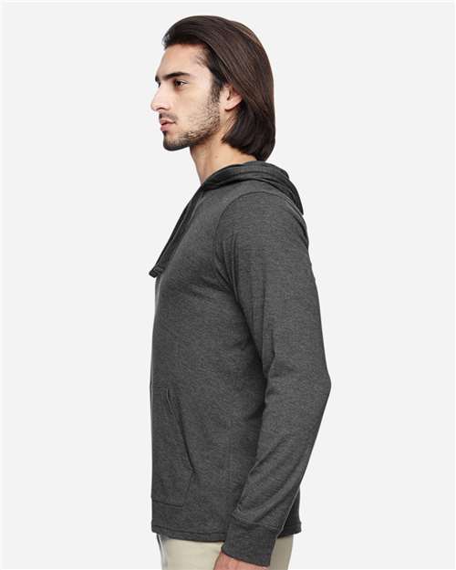 econscious Unisex Eco Jersey Pullover Hooded Long Sleeve T-Shirt EC1085