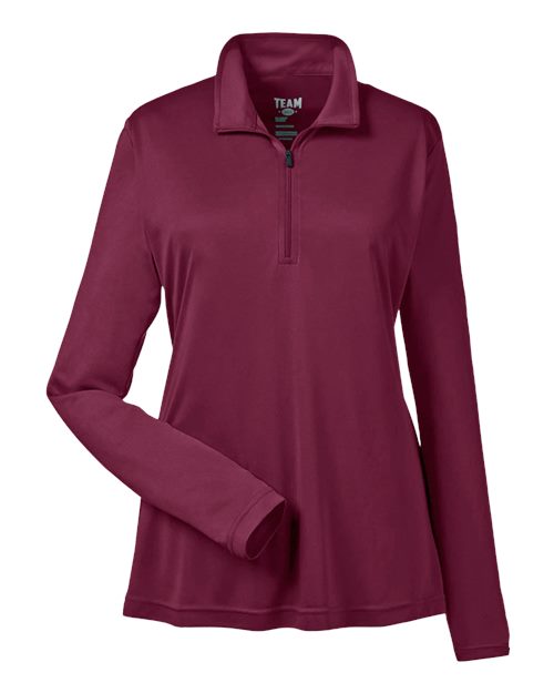 Team 365 Women's Zone Performance Quarter-Zip Pullover TT31W