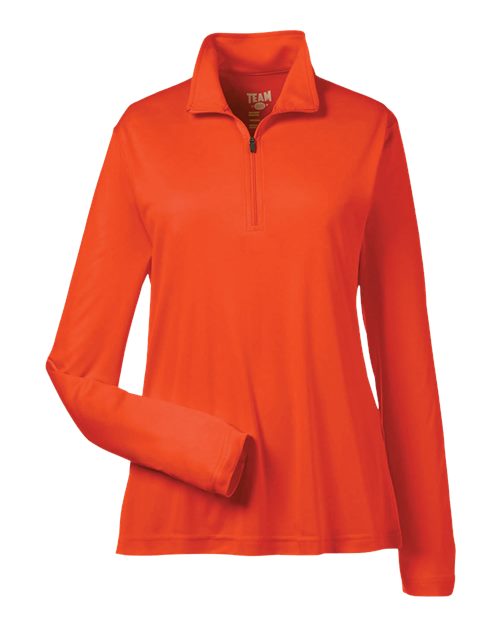 Team 365 Women's Zone Performance Quarter-Zip Pullover TT31W
