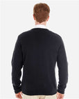 Harriton Men's Pilbloc™ V-Neck Button Cardigan Sweater M425