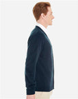 Harriton Men's Pilbloc™ V-Neck Button Cardigan Sweater M425