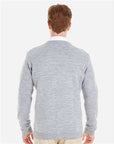 Harriton Men's Pilbloc™ V-Neck Button Cardigan Sweater M425