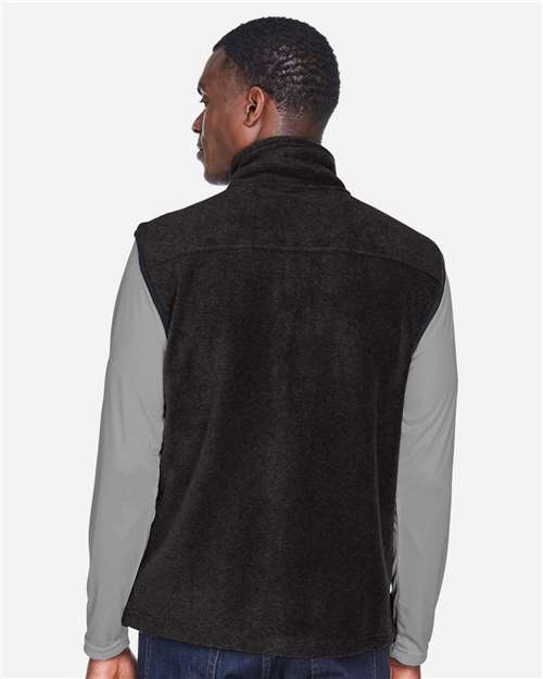 Harriton Unisex Fleece Full-Zip Vest M985