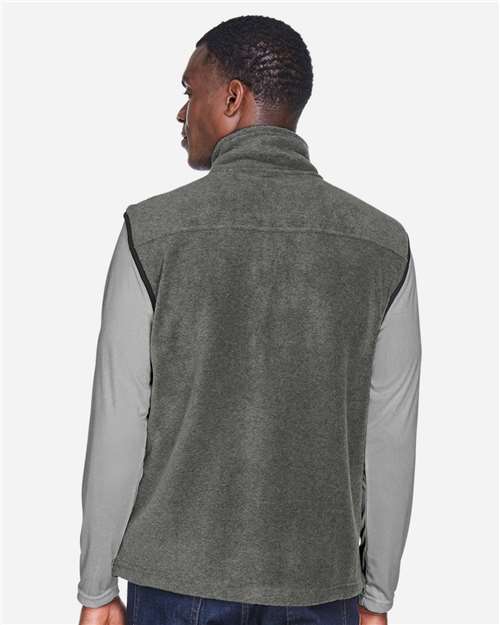 Harriton Unisex Fleece Full-Zip Vest M985