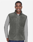 Harriton Unisex Fleece Full-Zip Vest M985