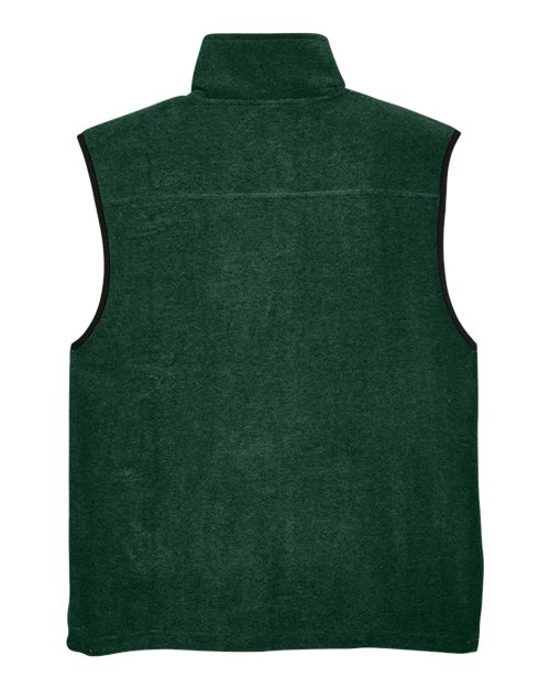 Harriton Unisex Fleece Full-Zip Vest M985